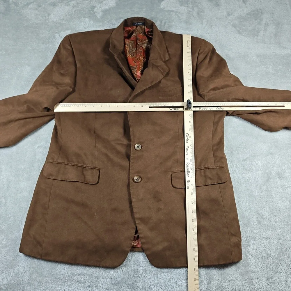 Lauren Ralph Lauren Blazer Mens 42R Paisley Lining Sport Coat Preppy Academia
